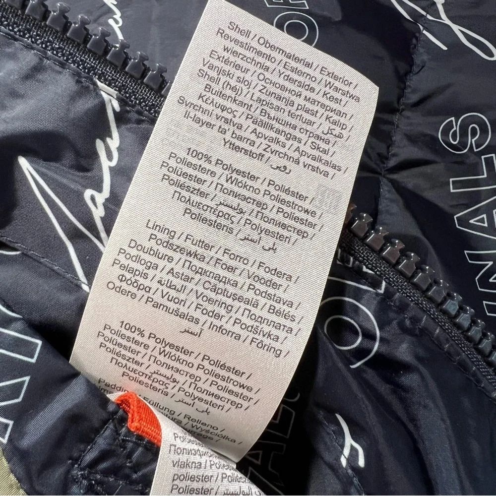 Jack & Jones Originals Printed Logo Puffer Jacket